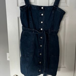 Gap Button up Denim Romper